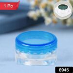 Plastic Empty Round Makeup Jar Pot Travel Cream Powder Cosmetic Container (1 Pc) - With Dupatta by Nari Haat, Indian ...