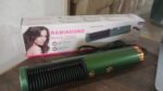 Hair Straightener Comb, Anti Scald Hot Comb Negative Ion Hair Straightener Brush Straightener 3 Gear Constant Tempera...