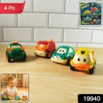 Funwoods Animal Cartoon Pull-Back Toy Car - (4 Pc / Set) - With Dupatta by Nari Haat, Indian ethnic wear, women cloth...