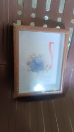 Creative Solid Wooden Photo Frame (Mix Design & Size / 1Pc) - Full Detail by Nari Haat, Indian ethnic wear, women clo...