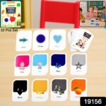Kidkraft Early Learner 32-Piece Color & Shape Flashcard Set - With Dupatta by Nari Haat, Indian ethnic wear, women cl...