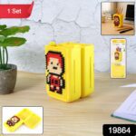 DIY Pixel Art Pen Stand with Building Block Set - With Dupatta by Nari Haat, Indian ethnic wear, women clothing, desi...