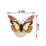 The Butterfly 3D Night Lamp Comes with 3D Illusion Design Suitable for Drawing Room, Lobby. - Fabric Detail by Nari H...