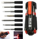 8 in 1 Multi-Function Screwdriver Kit with LED Portable Torch - Neckline Detail by Nari Haat, Indian ethnic wear, wom...