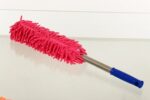 Multipurpose Microfiber Cleaning Duster with Extendable Telescopic Handle - Neckline Detail by Nari Haat, Indian ethn...
