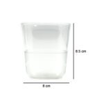 6pc Glasses With tray Plastic Glass Set - Neckline Detail by Nari Haat, Indian ethnic wear, women clothing, designer ...