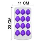 Mix design Ice Trays Freezer with Easy to Release Flexible Silicone shape ice cavity - Sleeve Design by Nari Haat, In...