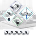 5-Layer Multipurpose Wall Mounted Organizer Mop And Broom Holder - Closeup Embroidery by Nari Haat, Indian ethnic wea...