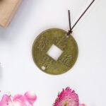 Feng Shui Metal Wind Chime - (1 Pc) - Closeup Embroidery by Nari Haat, Indian ethnic wear, women clothing, designer suit