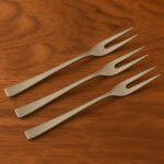 Mini Dessert & Fruit Fork - (3 Pc ) - Back View by Nari Haat, Indian ethnic wear, women clothing, designer suit