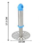 Stainless Steel Potato Masher, PauBhaji Masher - Neckline Detail by Nari Haat, Indian ethnic wear, women clothing, de...