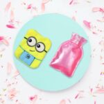 Minions Hot Water Bag - 2-Eye Design with Cover for Pain Relief & Warming - Sleeve Design by Nari Haat, Indian ethnic...