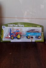 Plastic Tractor Toy Friction Powered Tractor with Bricks Trolley (1 Pc) - Fabric Detail by Nari Haat, Indian ethnic w...