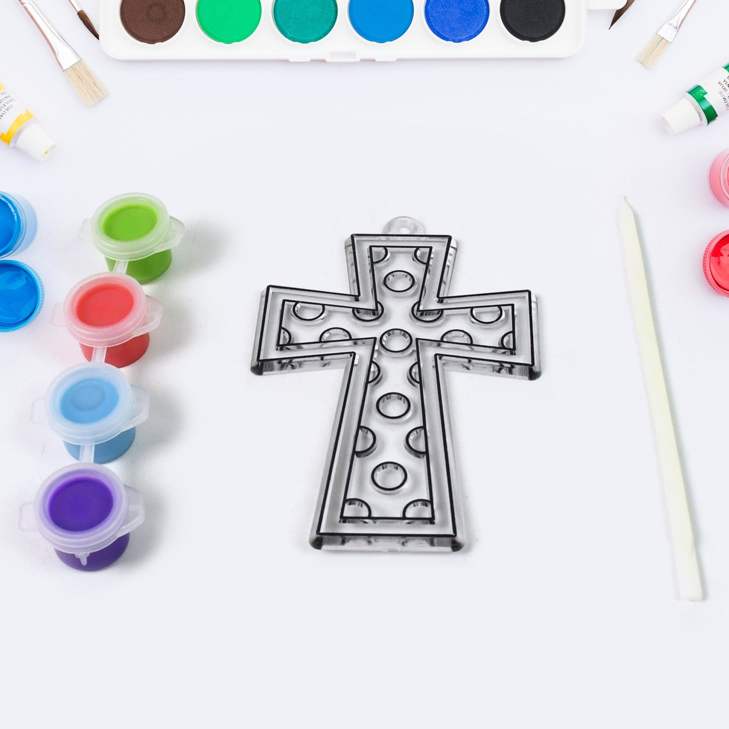 4b6b5750-7f8e-485a-a6bc-755a024a758e.jpg Acrylic Paint Color Kits 1 Set, 4 Color (1 Set) - Front View by Nari Haat, Indian ethnic wear, women clothing, design...