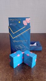 Infinity Cube Fidget Toy Stress Relief Hand Puzzle for Kids & Adults 1 Pc - Full Detail by Nari Haat, Indian ethnic w...