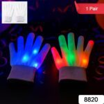 Dynamic Multi-Color Led Light-Up Glow Gloves (1 Pair) - With Dupatta by Nari Haat, Indian ethnic wear, women clothing...