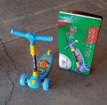 Jumbo Scooter for Kids 2 Wheels Steel Frame Large Foldable & Height Adjustable - Fabric Detail by Nari Haat, Indian e...