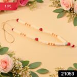 Traditional Decorative Pooja Gajra Garland (1 Pc) - With Dupatta by Nari Haat, Indian ethnic wear, women clothing, de...