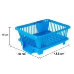 Plastic Sink Dish Drainer Drying Rack (With Brown Box) ( MOQ :- 3 Pc) - Neckline Detail by Nari Haat, Indian ethnic w...