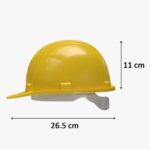 Yellow Plastic Hard Hat Construction Cap (1Pc Only) - Sleeve Design by Nari Haat, Indian ethnic wear, women clothing,...