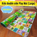Waterproof Double Side Baby Play Floor Mat for Kids Home With Bag (Size 120 x 180cm) - Sleeve Design by Nari Haat, In...