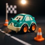 Funwoods Animal Cartoon Pull-Back Toy Car - (4 Pc / Set) - Closeup Embroidery by Nari Haat, Indian ethnic wear, women...