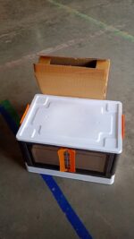 Plastic Folding Wardrobe Storage Organizer (1 Layer / 1 Pc) - Fabric Detail by Nari Haat, Indian ethnic wear, women c...