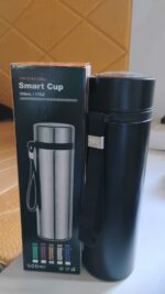 Double Wall Stainless Steel Water Bottle screen smart temperature display (500ml) - Fabric Detail by Nari Haat, India...