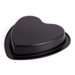 Heart Shape Cake Mould Non Stick  Steel 1 kg Cake Baking Tray ( 23cm) - Neckline Detail by Nari Haat, Indian ethnic w...