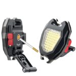 Triangular Camping Flashlight with Lighter – 6 Modes, 3 Colors, Waterproof - Full Detail by Nari Haat, Indian ethni...