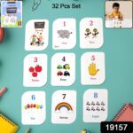 Kid kraft Early Learner 32-Piece Number Flashcard Set - With Dupatta by Nari Haat, Indian ethnic wear, women clothing...