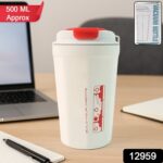 Premium Vacuum Insulated Coffee bottle 500ml Approx, Tumbler (1 Pc) - With Dupatta by Nari Haat, Indian ethnic wear, ...