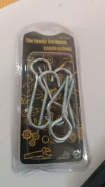 Eye Hooks Screw in Heavy Duty, Stainless Steel Eye Bolts Screw (7 Pc Set) - Fabric Detail by Nari Haat, Indian ethnic...