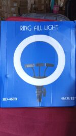 18 Inch LED Ring Light with 3 Colour Modes & 3 Mobile Holders, Remote Control (1 Set) - Fabric Detail by Nari Haat, I...