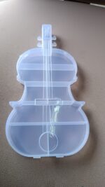 Violin Shape Plastic Storage Box (1 Pc) - Full Detail by Nari Haat, Indian ethnic wear, women clothing, designer suit