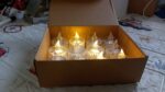 Flameless Acrylic LED Tealight Candles for Festival Decor (12 Pc) - Full Detail by Nari Haat, Indian ethnic wear, wom...