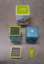 2-in-1 Potato Chipper & Slicer – French Fries Maker with Two-Blade Cutter (1 Pc) - Fabric Detail by Nari Haat, Indi...