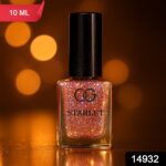 OG Beauty Metallic Rose Starlet Glitter Nail Paint (10 ML / 1 Pc) - With Dupatta by Nari Haat, Indian ethnic wear, wo...
