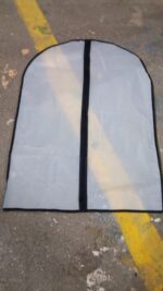 Foldable Non Woven Suit Cover (80×60 CM / 1 Pc / Black Side Chain Suit Cover) - Fabric Detail by Nari Haat, Indian e...