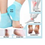 Heel Pain Relief Silicone Gel Heel Socks (Multicolor) - Neckline Detail by Nari Haat, Indian ethnic wear, women cloth...