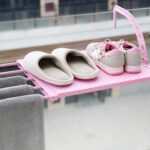 Multi-function Hanging Window Retractable Drying Shoe Rack - Neckline Detail by Nari Haat, Indian ethnic wear, women ...