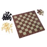Chess & Checkers 2-in-1 Travel Game - (1 Set) - Sleeve Design by Nari Haat, Indian ethnic wear, women clothing, desig...