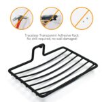 Wall Mount 2-Piece Soap Rack – Versatile Holder for Bathrooms & Homes - Back View by Nari Haat, Indian ethnic wear,...