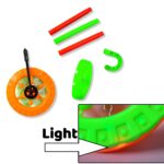 Plastic Single Wheel Push Run toy handle and two lights on wheel. push toy for Kids - Neckline Detail by Nari Haat, I...
