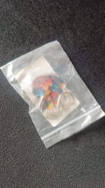 Cartoon Character Acrylic Keychain with Metal Clip - Fabric Detail by Nari Haat, Indian ethnic wear, women clothing, ...