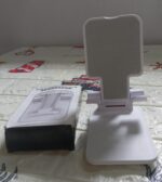 Foldable Mobile Stand with Angle Adjustable Desktop Table Mobile Holder - Full Detail by Nari Haat, Indian ethnic wea...