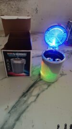 Premium Quality LED Illuminated Car Ashtray with Lid and Detachable Holder (1 Pc) - Full Detail by Nari Haat, Indian ...