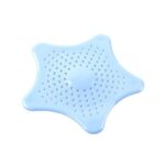 Silicone Star Shaped Sink Filter Bathroom Hair Catcher Drain Strainers for Basin - Sleeve Design by Nari Haat, Indian...