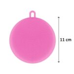 Silicone Dish Scrubber Sponge Mildew Free, Non Stick (Mix Color) - Neckline Detail by Nari Haat, Indian ethnic wear, ...