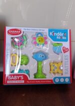 Kinder Rattles & Teething Set – Non-Toxic Shake & Grab Baby Toys (8 Pcs Set) - Full Detail by Nari Haat, Indian eth...